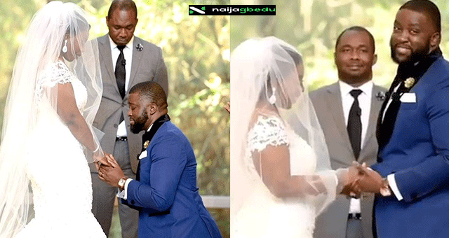 Nigerian groom delivers moving wedding vows to his bride and social ...