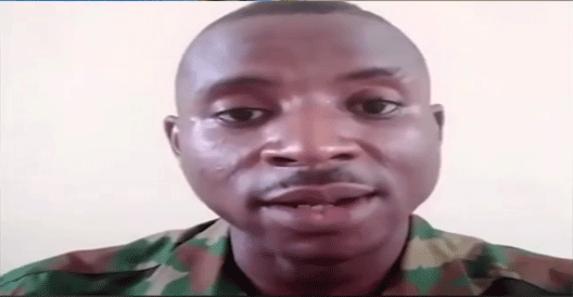 Nigerian soldier arrested for blasting the Chief of Army Staff and other security chiefs in viral video