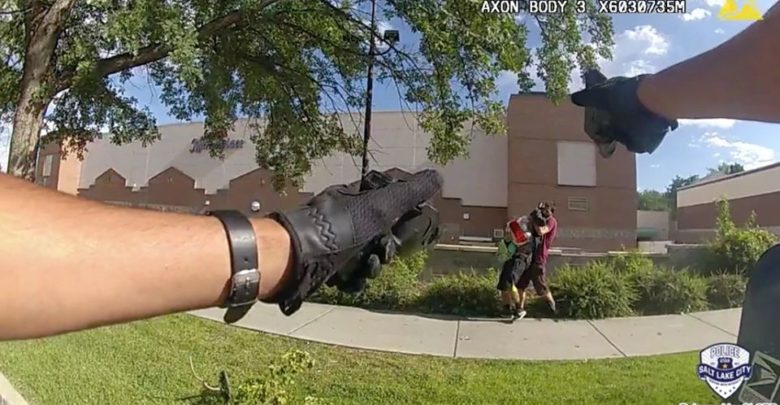 Bodycam footage shows police officers fatally shooting man holding