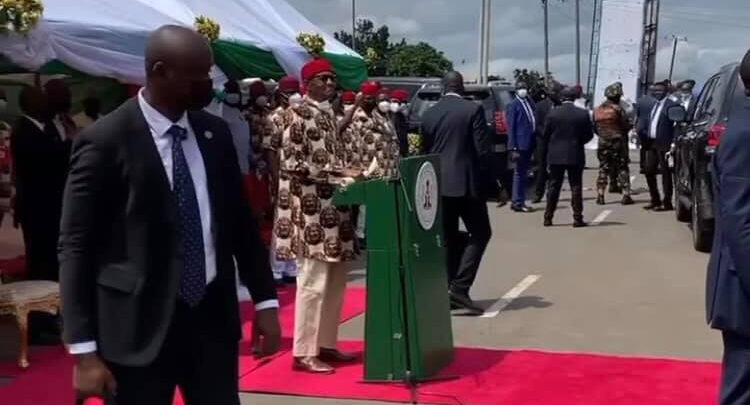 The bags President Buhari's security detail were carrying in Imo